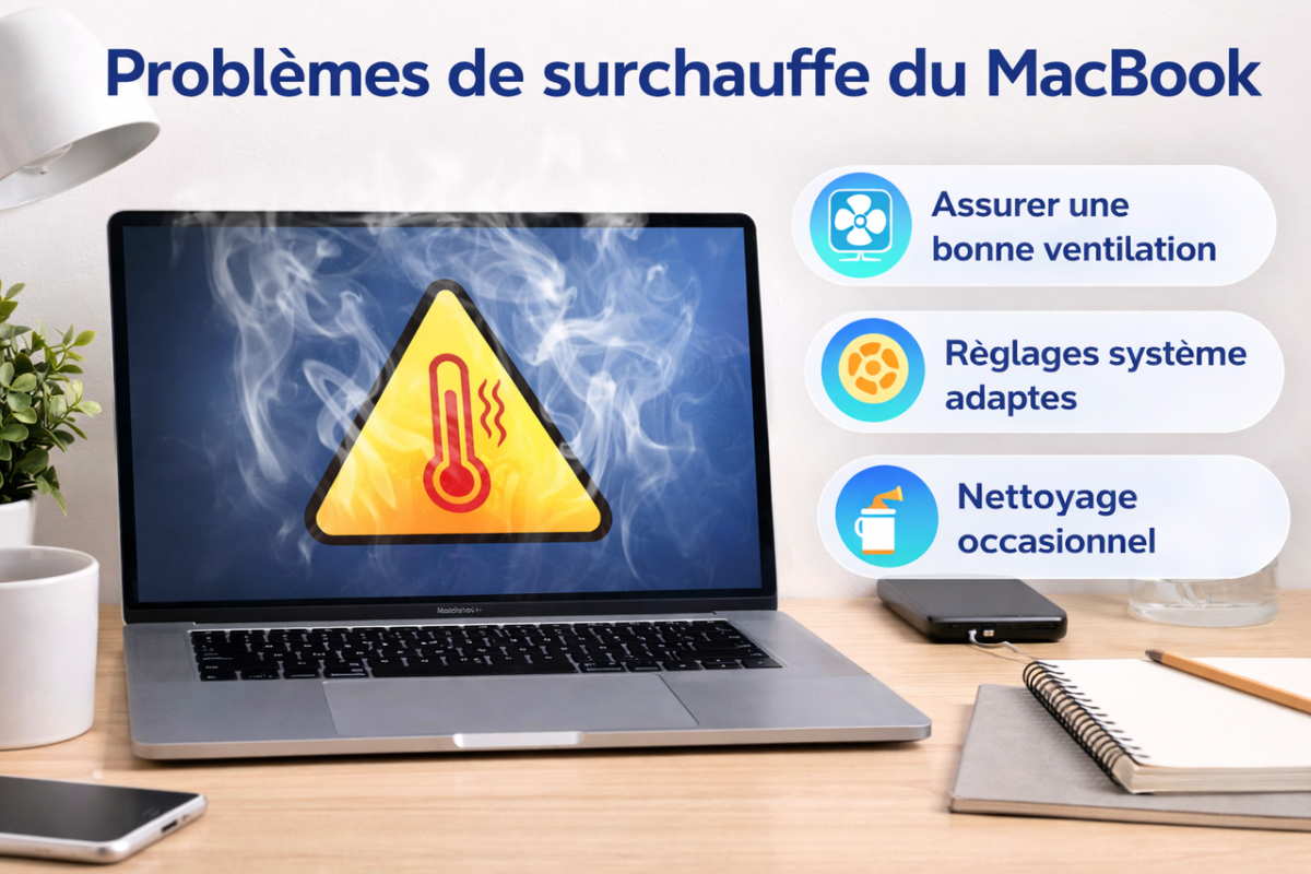 Surchauffe d'un Mac