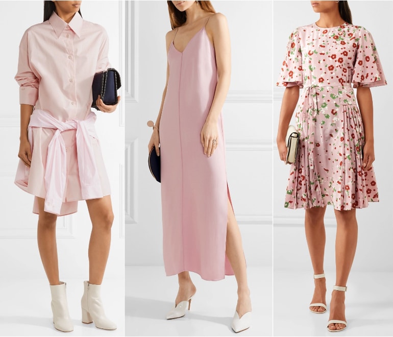 robe rose quelle chaussure