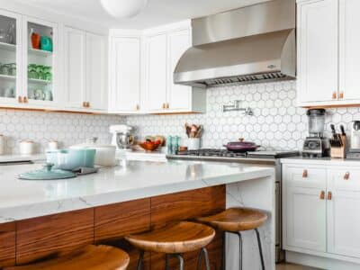 white kitchen table