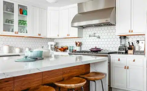 white kitchen table