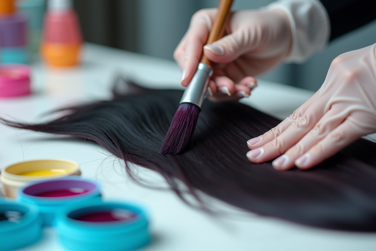 cheveux noirs