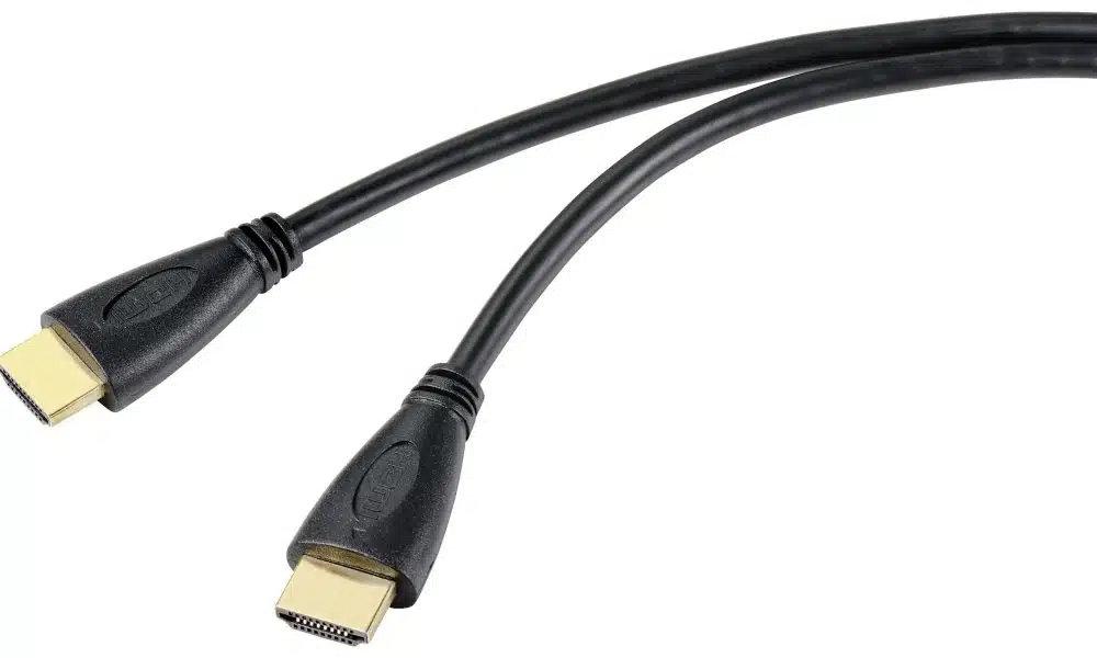 câble HDMI à la télé